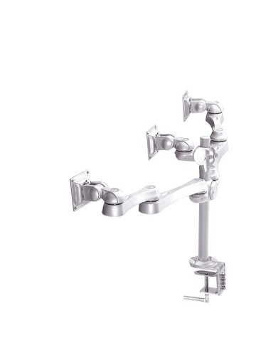 Neomounts by Newstar FPMA-D930D-3 supporto da tavolo per Tv a schermo piatto 45,7 cm (18") Argento