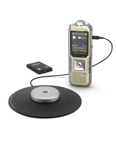 Philips Voice Tracer DVT8000 00 dittafono Flash card Argento