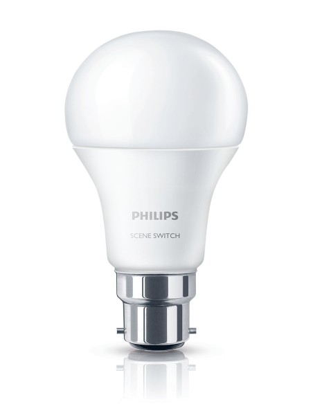 Philips Lampadina a luce bianca calda, 9W (60W) B22