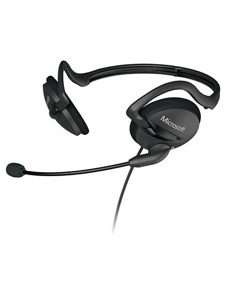 Microsoft LifeChat LX-2000 Auricolare Cablato Passanuca Musica e Chiamate Nero