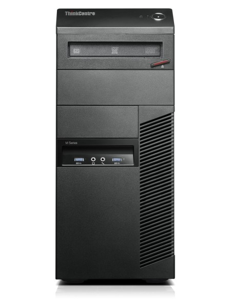 Lenovo ThinkCentre M83 DDR3-SDRAM i5-4590 Mini Tower Intel® Core™ i5 4 GB 256 GB SSD Windows 7 Professional PC Nero