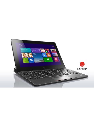 Lenovo ThinkPad Helix Computer portatile 29,5 cm (11.6") Touch screen Full HD Intel® Core™ M 8 GB DDR3L-SDRAM 256 GB SSD Wi-Fi
