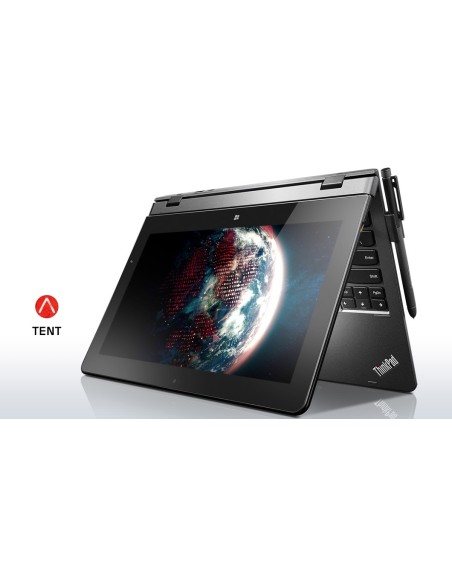 Lenovo ThinkPad Helix Computer portatile 29,5 cm (11.6") Touch screen Full HD Intel® Core™ M 8 GB DDR3L-SDRAM 256 GB SSD Wi-Fi