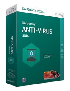 Kaspersky Lab Anti-Virus 2016, Full, 1u, 1y, IT ITA Licenza completa 1 licenza e 1 anno i
