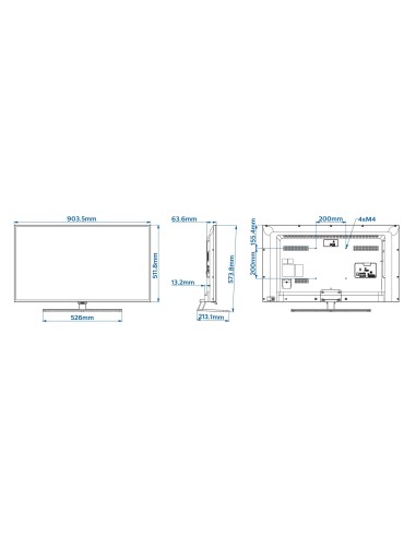 Philips TV LED professionale 40HFL5010T 12