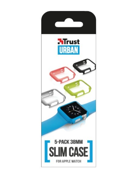 Trust 20978 accessorio indossabile intelligente Custodia Nero, Blu, Rosa, Argento, Giallo
