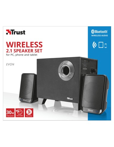 Trust Evon 15 W Nero 2.1 canali