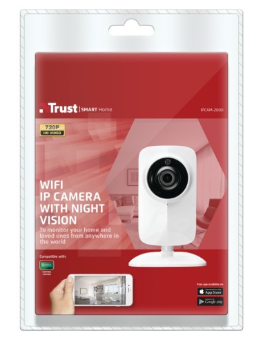Trust 71119 telecamera di sorveglianza Telecamera di sicurezza IP Interno Scrivania Parete