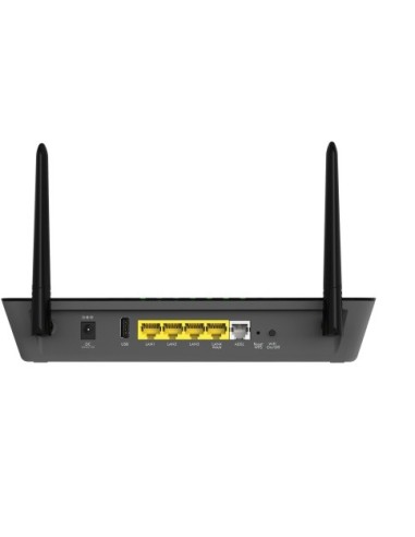 NETGEAR D3600 router wireless Gigabit Ethernet Dual-band (2.4 GHz 5 GHz) 4G Nero