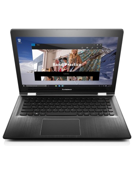 Lenovo Yoga 500 Ibrido (2 in 1) 35,6 cm (14") Touch screen AMD A6 4 GB DDR3L-SDRAM 500 GB HDD Windows 10 Home Nero, Bianco