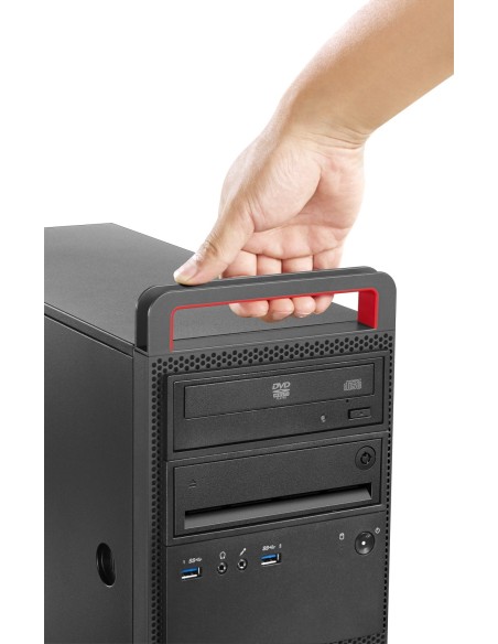 Lenovo ThinkCentre M900 DDR4-SDRAM i5-6500 Tower Intel® Core™ i5 4 GB 500 GB HDD Windows 7 Professional PC Nero
