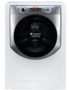 Hotpoint AQ94D 49D IT lavatrice Caricamento frontale 9 kg 1400 Giri min Argento, Bianco
