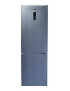 Hoover HDCF 184 AD 1 frigorifero con congelatore Libera installazione Acciaio inossidabile
