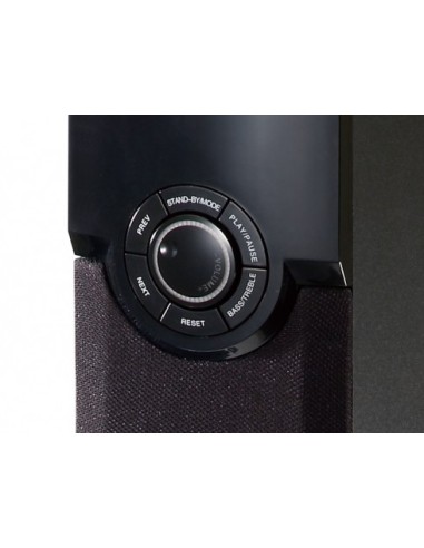 Conceptronic CSPKBTTOWER altoparlante Nero Con cavo e senza cavo 20 W