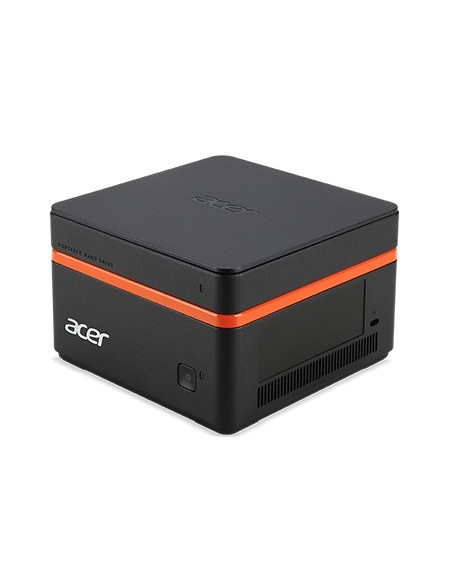 Acer Revo M1-601 DDR3L-SDRAM J3710 mini PC Intel® Pentium® 4 GB 32 GB SSD Windows 10 Home PC Nero, Arancione