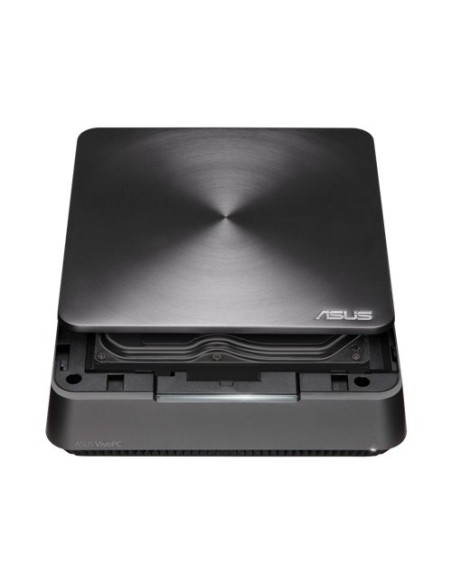 ASUS VivoPC VM62 DDR3L-SDRAM i3-4005U mini PC Intel® Core™ i3 4 GB 1000 GB HDD Windows 10 Grigio