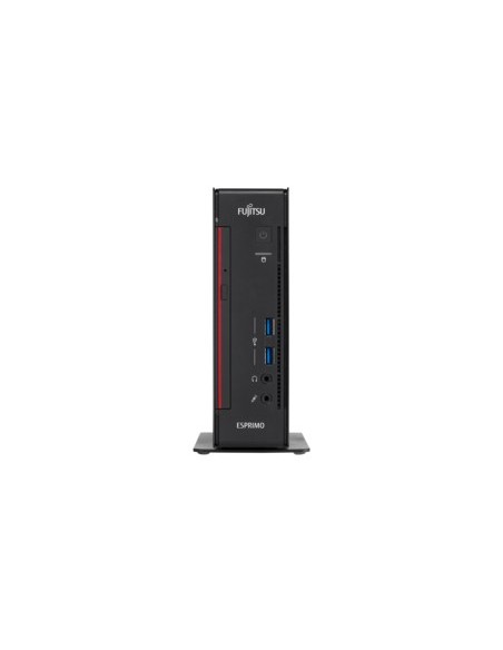 Fujitsu ESPRIMO Q556 DDR4-SDRAM G4400T mini PC Intel® Pentium® 4 GB 500 GB HDD Windows 7 Professional Nero, Rosso