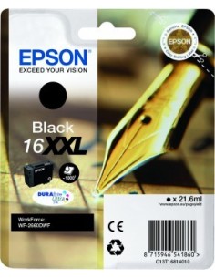 Epson C13T16814010 cartuccia d'inchiostro 1 pz Originale Resa elevata (XL) Nero
