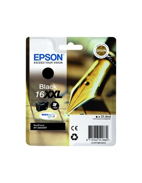 Epson C13T16814010 cartuccia d'inchiostro 1 pz Originale Resa elevata (XL) Nero