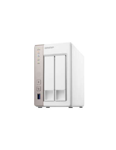 QNAP TS-251 server NAS e di archiviazione Tower Collegamento ethernet LAN Bianco