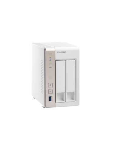 QNAP TS-251 server NAS e di archiviazione Tower Collegamento ethernet LAN Bianco