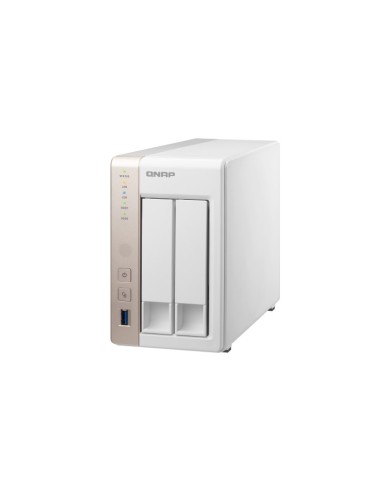 QNAP TS-251 server NAS e di archiviazione Tower Collegamento ethernet LAN Bianco