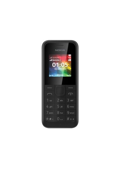 Microsoft 105 Dual SIM 3,56 cm (1.4") 69,6 g Nero