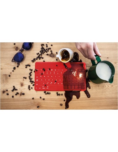 Logitech Keys-To-Go Rosso Bluetooth Italiano