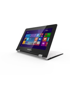 Lenovo Yoga 300 Ibrido (2 in 1) 29,5 cm (11.6") Touch screen Intel® Celeron® 4 GB DDR3L-SDRAM 500 GB HDD Windows 10 Home Bianco