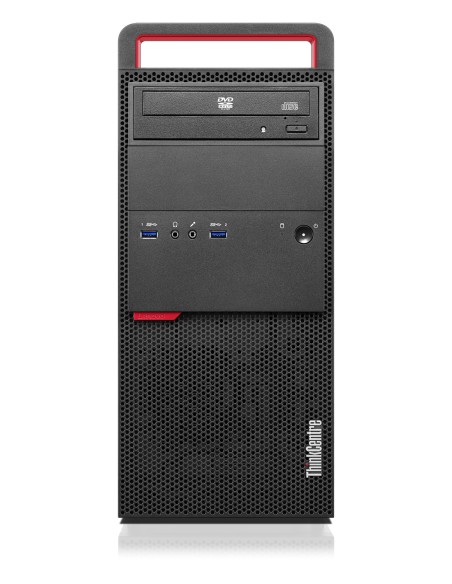 Lenovo ThinkCentre M800 DDR4-SDRAM i5-6500 Tower Intel® Core™ i5 4 GB 256 GB SSD Windows 7 Professional PC Nero