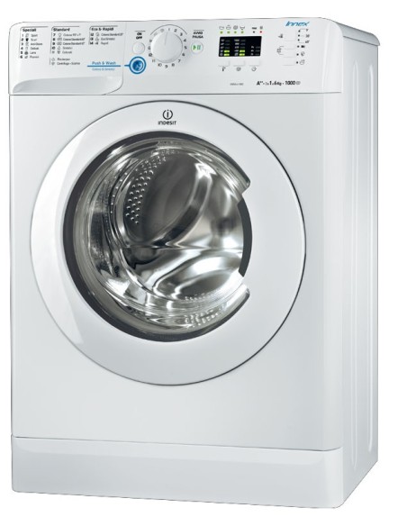 Indesit XWSA 61082X WWGG IT lavatrice Caricamento frontale 6 kg 1000 Giri min Grigio, Bianco