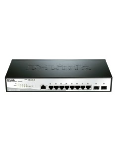 D-Link DGS-1210-10 ME switch di rete L2 Gigabit Ethernet (10 100 1000) 1U Nero, Grigio