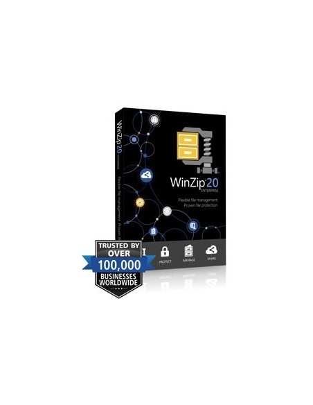 Corel WinZip 20 Enterprise License & Maintenan, 100-999U, 1Y Multilingua 1 anno i