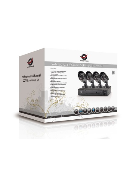 Conceptronic C8CHCCTVKITP kit di videosorveglianza Cablato 8 canali