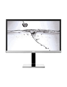 AOC U2477PWQ LED display 59,9 cm (23.6") 3840 x 2160 Pixel 4K Ultra HD Nero, Argento