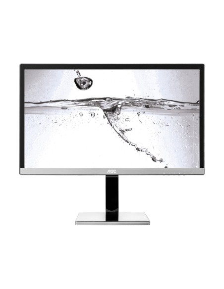 AOC U2477PWQ LED display 59,9 cm (23.6") 3840 x 2160 Pixel 4K Ultra HD Nero, Argento