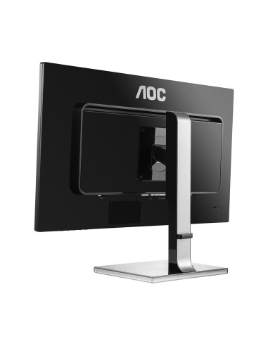 AOC U2477PWQ LED display 59,9 cm (23.6") 3840 x 2160 Pixel 4K Ultra HD Nero, Argento