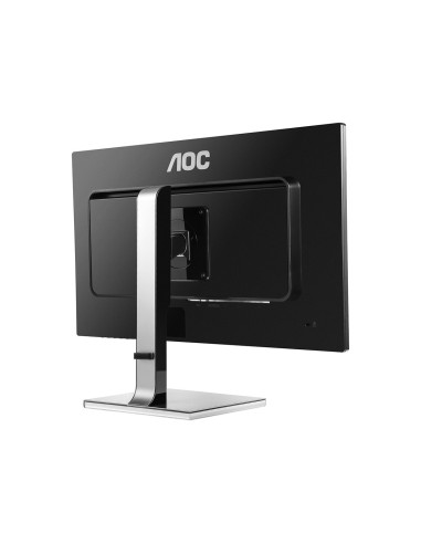AOC U2477PWQ LED display 59,9 cm (23.6") 3840 x 2160 Pixel 4K Ultra HD Nero, Argento