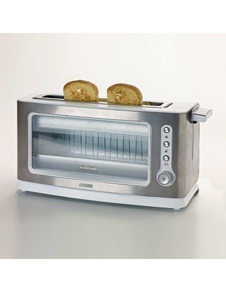 Ariete 00C011100AR0 tostapane 2 fetta e 900 W Argento, Bianco