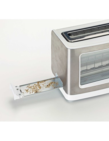 Ariete 00C011100AR0 tostapane 2 fetta e 900 W Argento, Bianco
