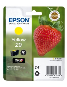 Epson Strawberry 29 Y cartuccia d'inchiostro 1 pz Originale Resa standard Giallo