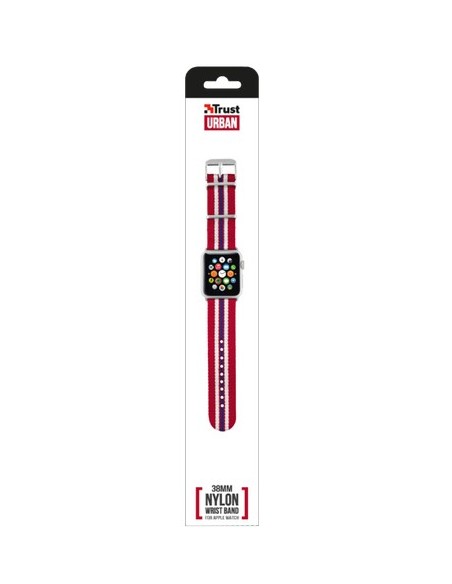 Trust 20918 accessorio indossabile intelligente Band Blu, Rosso, Bianco Nylon