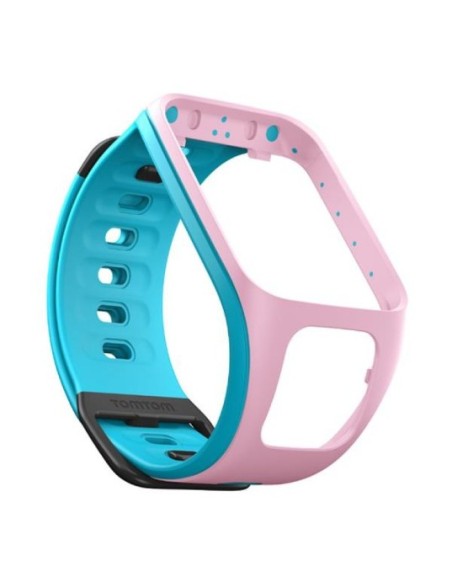TomTom Cinturino per orologio Runner 2 Spark (Rosa chiaro Azzurro - Small)