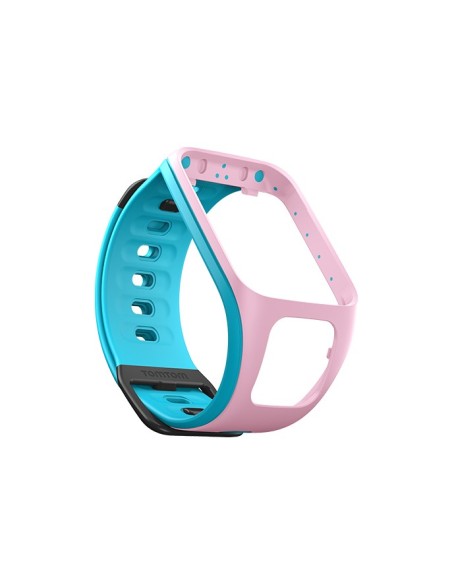 TomTom Cinturino per orologio Runner 2 Spark (Rosa chiaro Azzurro - Small)