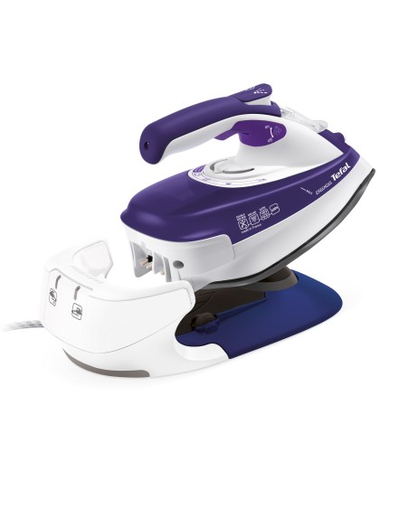 Tefal Freemove FV9962 ferro da stiro Ferro a vapore Ultragliss 2600 W Porpora, Bianco