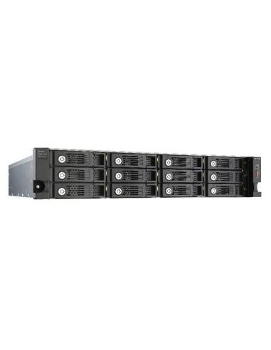 QNAP UX-1200U-RP array di dischi Armadio (2U) Nero
