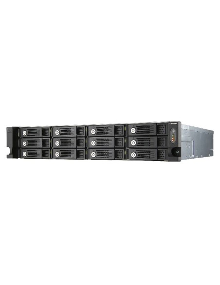QNAP UX-1200U-RP array di dischi Armadio (2U) Nero