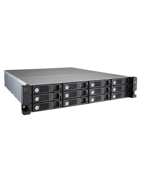 QNAP UX-1200U-RP array di dischi Armadio (2U) Nero