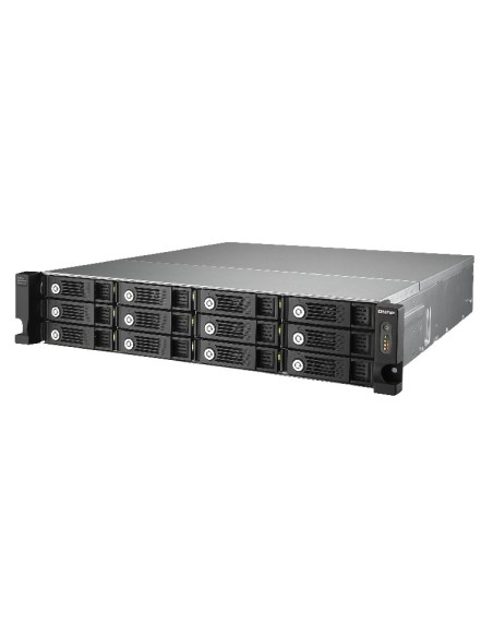 QNAP UX-1200U-RP array di dischi Armadio (2U) Nero