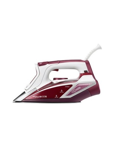Rowenta Steamforce DW9230 Ferro a vapore Acciaio inossidabile 2750 W Rosso, Bianco